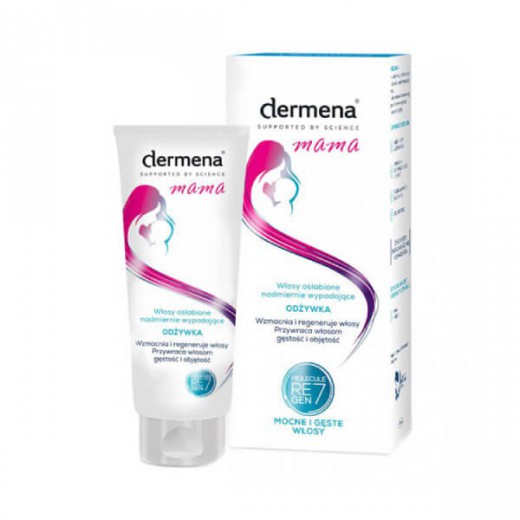 Dermena Mama Odżywka do włosów osłabionych i nadmiernie wypadających, 200ml