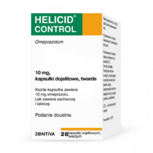 Helicid Control 10mg, 28 kapsułek