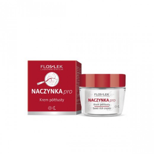 Flos-Lek Naczynka Pro, Krem półtłusty, 50 ml