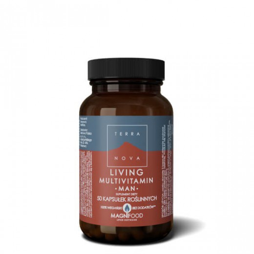 Terranova Living Multivitamina Man, 50 kapsułek
