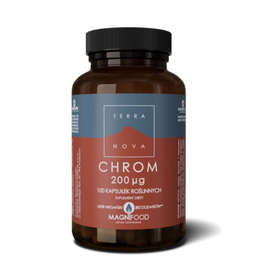 Terranova Chrom 200 mcg, 100 kapsułek