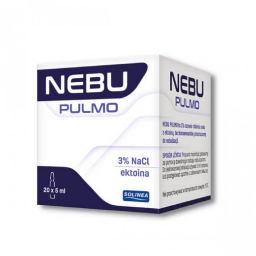 Nebu Pulmo, roztwór do inhalacji, 20 ampułek x 5ml
