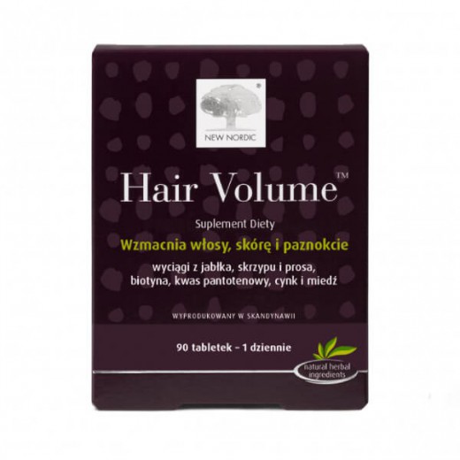 New Nordic Hair Volume, 90 tabletek (data ważności: 10.2025)