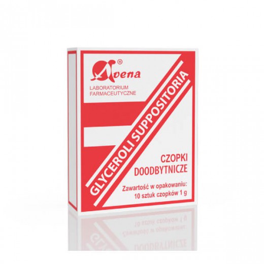 Czopki glicerolowe Avena 1g, 10 sztuk