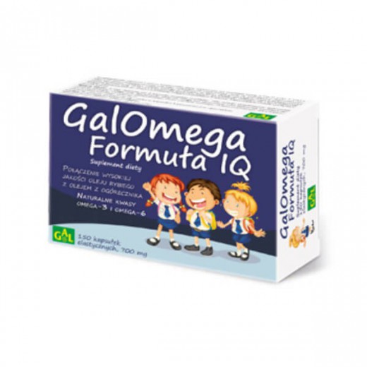 GAL Galomega Formuła IQ, 150 kapsułek elastycznych