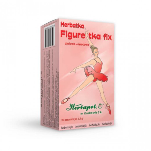 Herbatka fix, Figuretka ziołowo-owocowa, 20 saszetek
