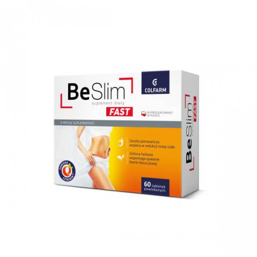 Be Slim Fast, 60 tabletek powlekanych