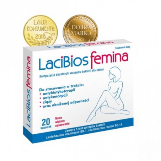 LaciBios Femina, 20 kapsułek