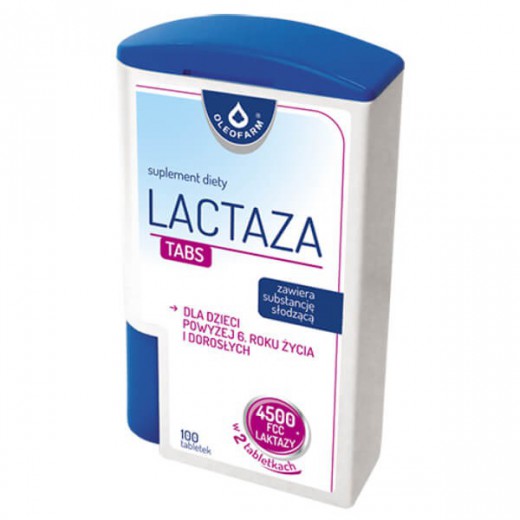 Lactaza Tabs, 100 tabletek