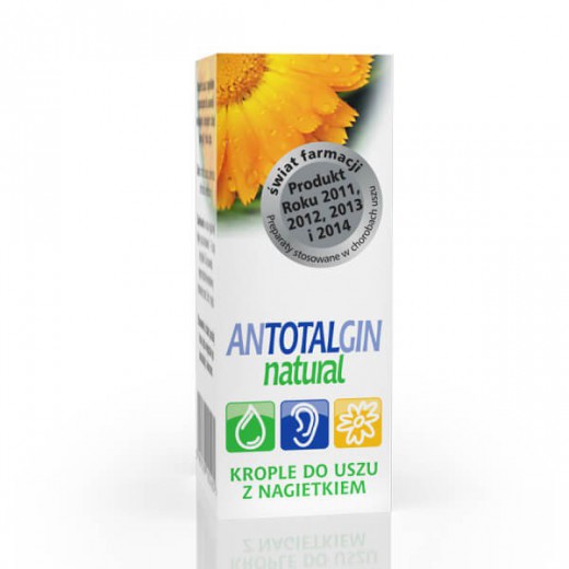 Antotalgin Natural, krople do uszu z nagietkiem, 15 g