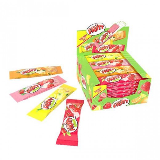 Zestaw Fritt, gumy rozpuszczalne z witaminami, mix smaków, 20 x 3 sztuki