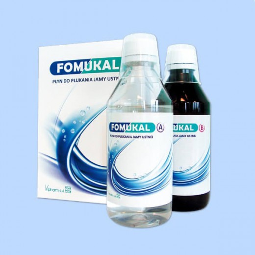 Fomukal, płyn do płukania jamy ustnej, 225 ml + 225 ml