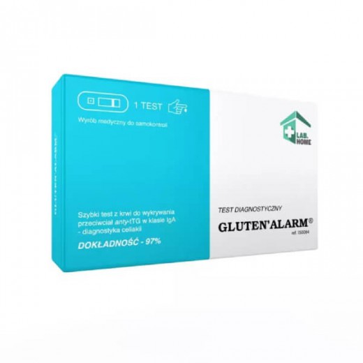 LabHome Gluten’Alarm, test z krwi na nietolerancję glutenu, diagnostyka celiakii, 1 sztuka