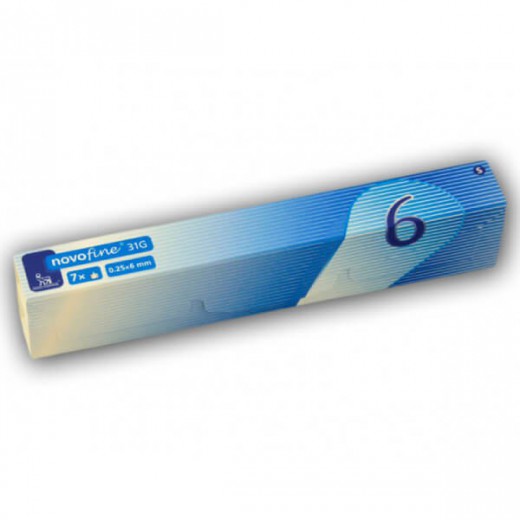 Igły do penów NovoFine 31G, 0,25 x 6mm, 7 sztuk