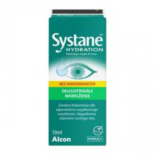 Systane Hydration krople do oczu bez konserwantów, 10 ml