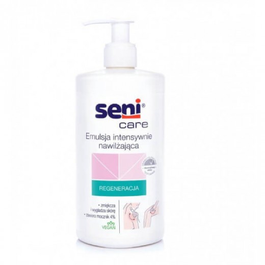 Seni Care Regeneracja, emulsja intensywnie nawilżająca do skóry suchej 4% mocznik , 500 ml