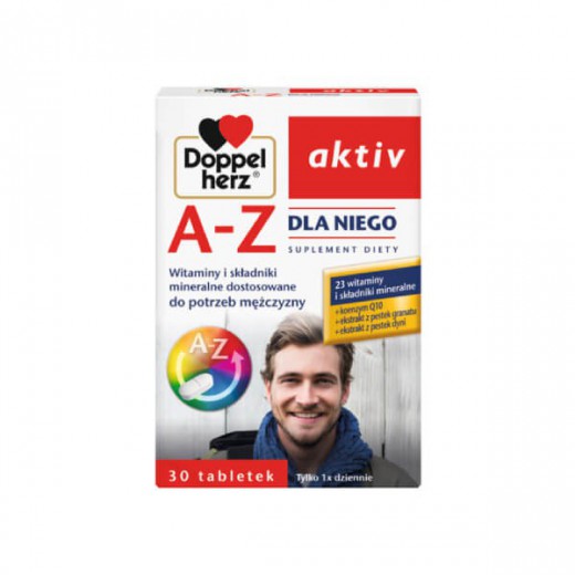Doppelherz Aktiv, A-Z Dla Niego, 30 tabletek