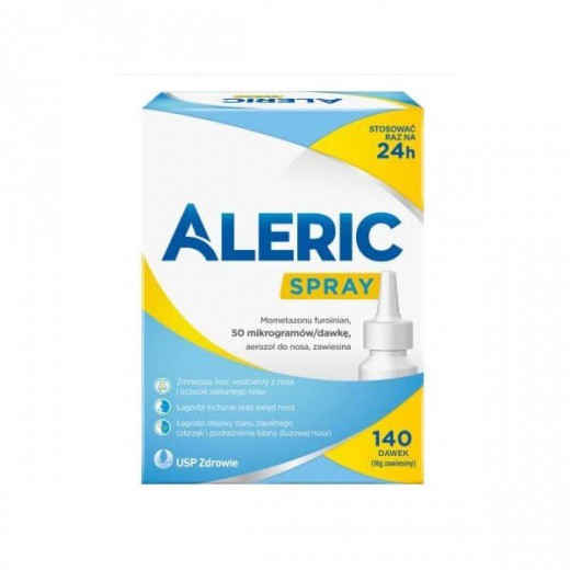 Aleric Spray 50 µg/ dawkę, aerozol do nosa, zawiesina, 140 dawek