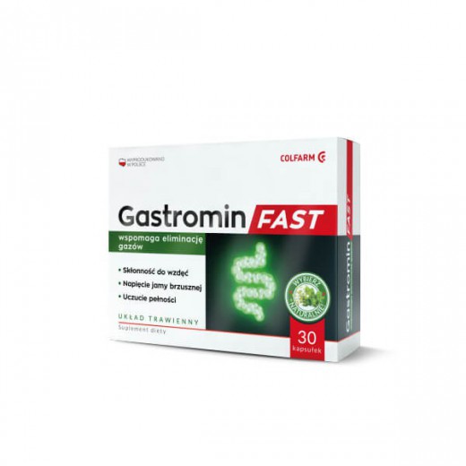 Gastromin Fast, 30 kapsułek