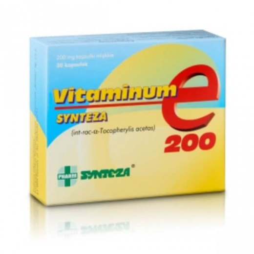 Vitaminum E Synteza 0,2g, 30 kapsułek