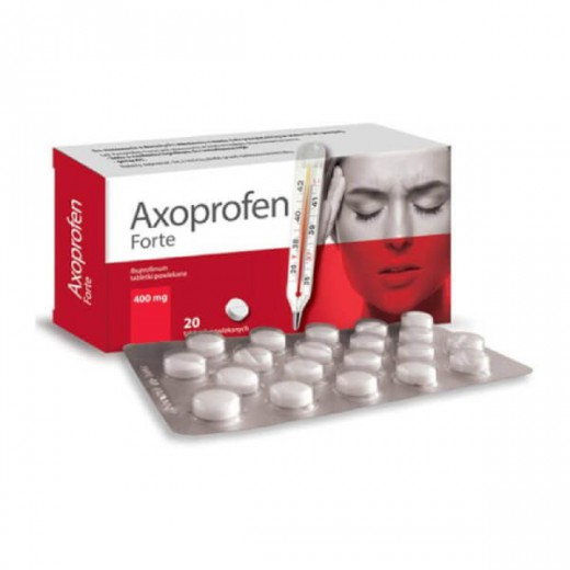 Axoprofen Forte 400 mg, 20 tabletek