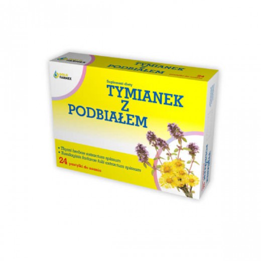 Tymianek z Podbiałem, 24 pastylki
