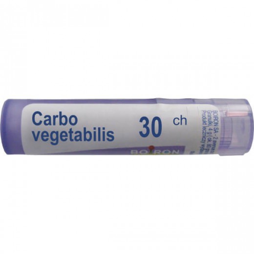Boiron Carbo Vegetabilis, 30 CH, granulki, 4g
