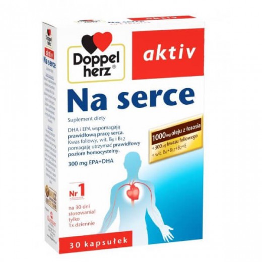 Doppelherz Aktiv Na Serce, EPA+DHA, 30 kapsułek
