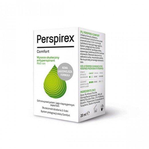 Perspirex Comfort, antyperspirant roll-on, 20 ml