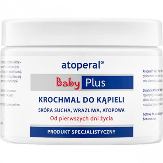 Atoperal Baby Plus, krochmal do kąpieli, skóra sucha, wrażliwa, atopowa, od 1 dnia życia, 125 g