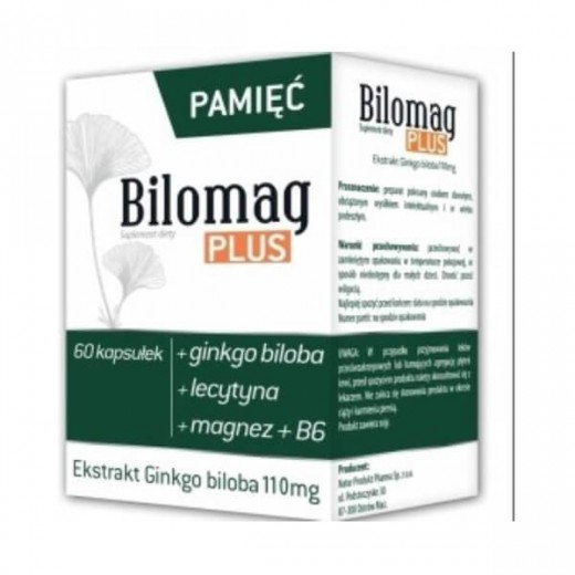 Bilomag Plus, 60 kapsułek