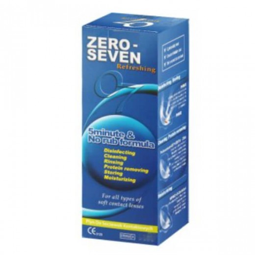 Zero-Seven Refreshing, płyn do soczewek, 120 ml