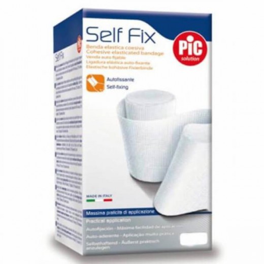 Pic Solution Self Fix, bandaż elastyczny samoprzylepny, 12 cm x 4m, 1 sztuka
