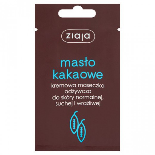 Ziaja Masło Kakaowe, kremowa maseczka odżywcza, 7 ml