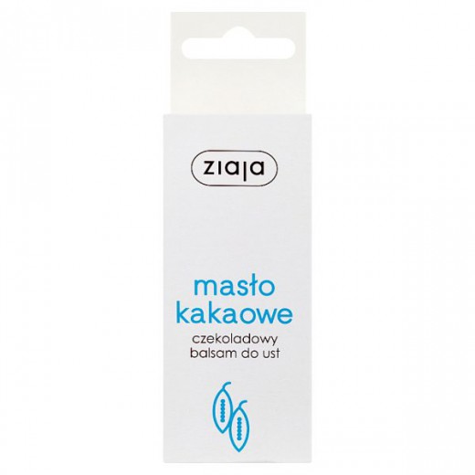 Ziaja Masło Kakaowe, czekoladowy balsam do ust, 10 ml