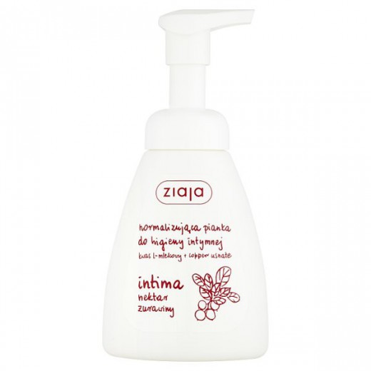 Ziaja Intima, pianka do higieny intymnej, nektar żurawiny, 250 ml