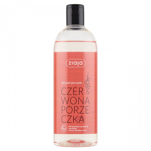 Ziaja Czerwona Porzeczka, żel pod prysznic, 500 ml