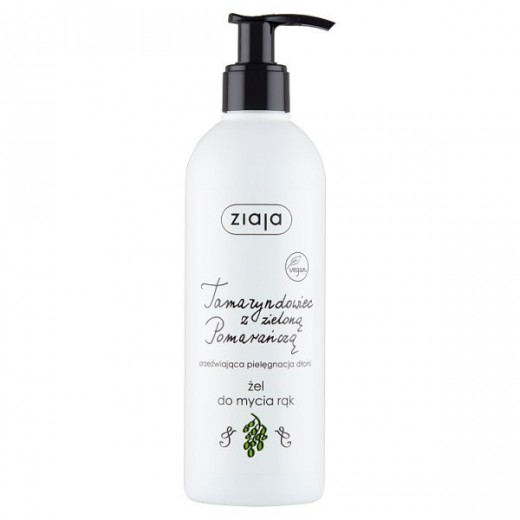 Ziaja, mydło do rąk w żelu, tamaryndowiec z zieloną pomarańczą, 270 ml