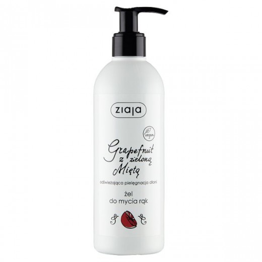 Ziaja, mydło do rąk w żelu, grapefruit z zieloną mietą, 270 ml