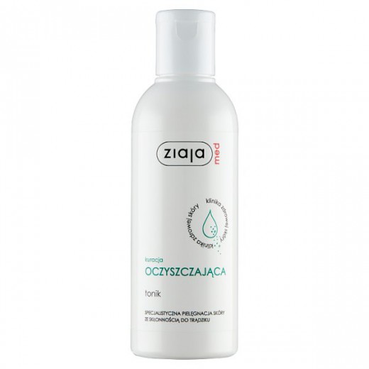 Ziaja Med Kuracja Oczyszczająca, tonik do twarzy, 200 ml