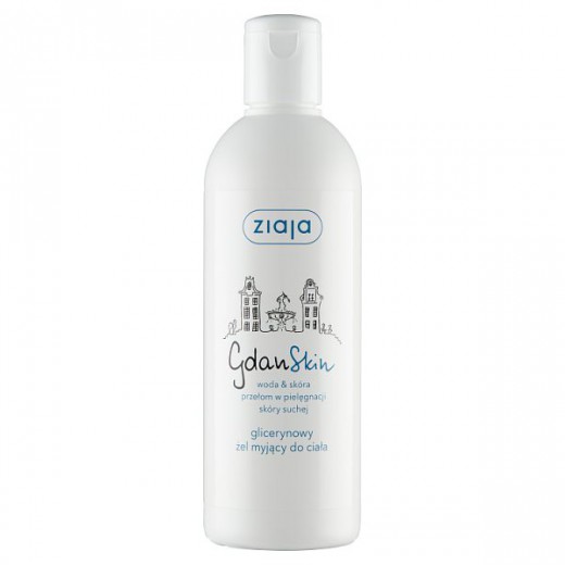 Ziaja GdanSkin, glicerynowe mydło do ciała, pod prysznic i do kąpieli, 300 ml
