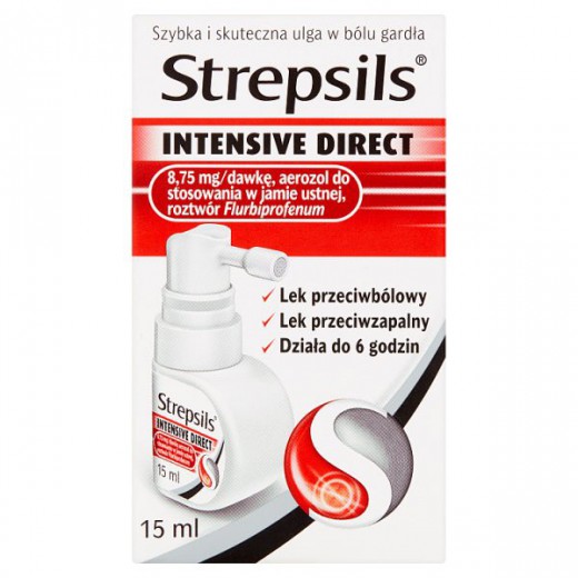 Strepsils Intensive Direct, aerozol, 15ml