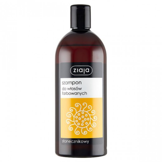 Ziaja, szampon do włosów farbowanych, słonecznikowy, 500 ml