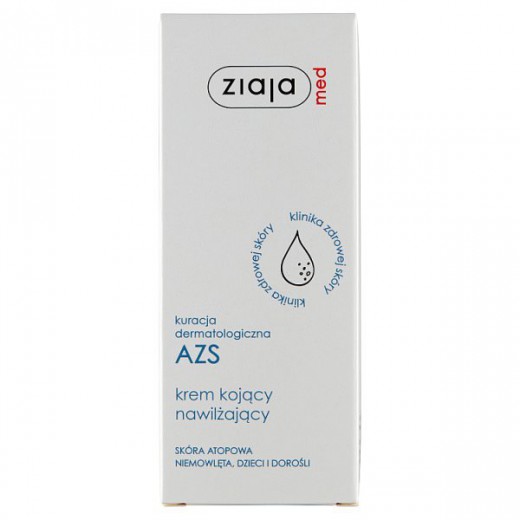 Ziaja Med Kuracja Dermatologiczna AZS, krem kojąco-nawilżający, skóra atopowa, 50 ml