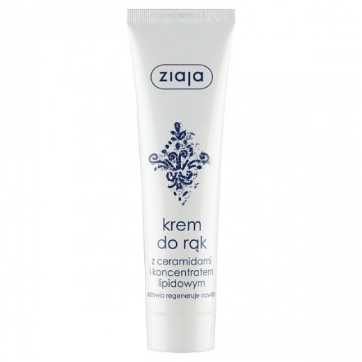 Ziaja Ceramidy, krem do rąk z ceramidami i koncentratem lipidowym, 100 ml