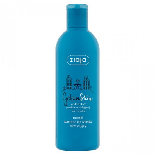 Ziaja GdanSkin, morski szampon do włosów, nawilżający, 300 ml