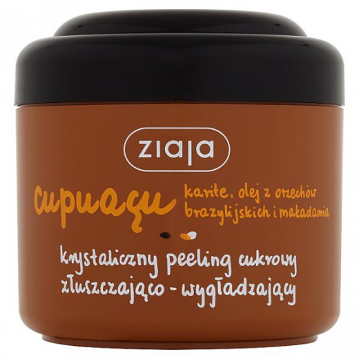 Ziaja Cupuacu, krystaliczny peeling cukrowy złuszczająco-wygładzający, 200 ml