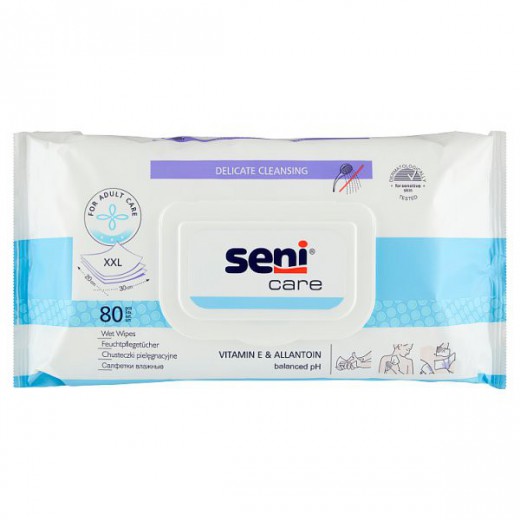 SENI CARE, chusteczki pielęgnacyjne, 80 sztuk