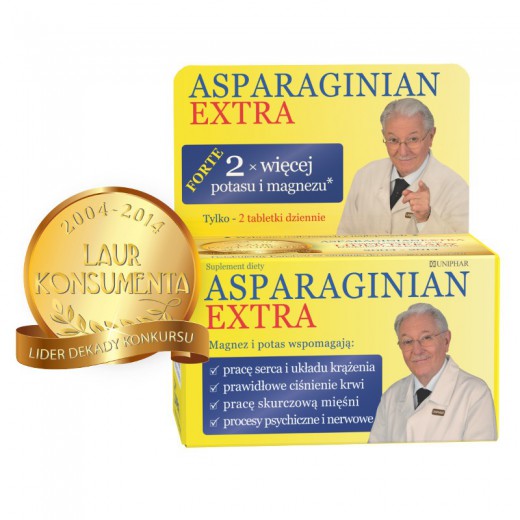 Asparaginian Extra Uniphar, tabletki, 50 szt.
