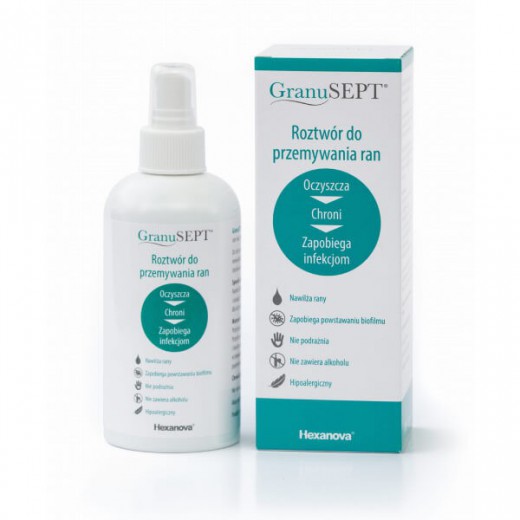 GranuSEPT Roztwór do przemywania ran, 250ml